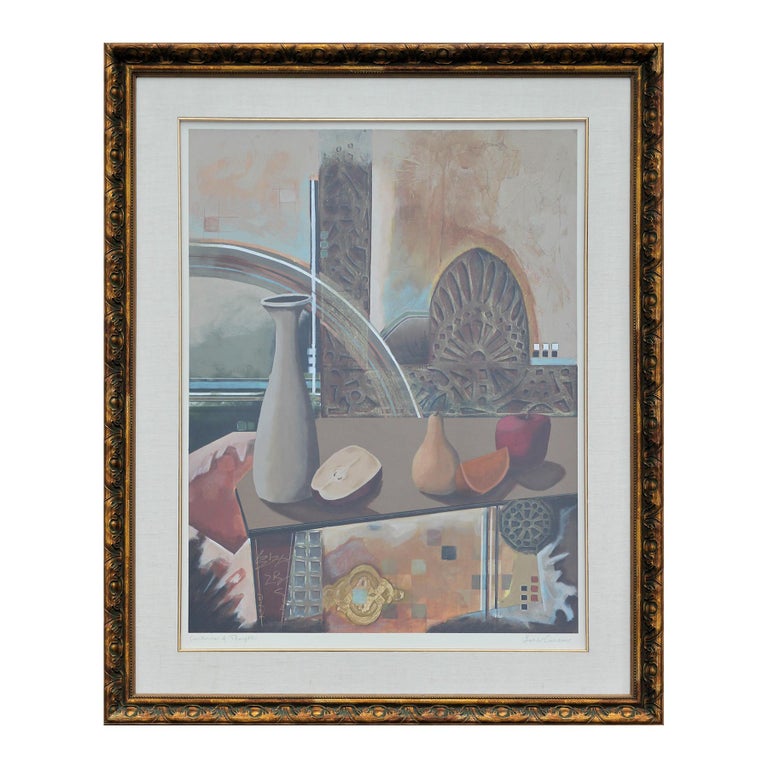 LARS CARSEN, “Contours of Thought” Abstract Still Life, 20th Century