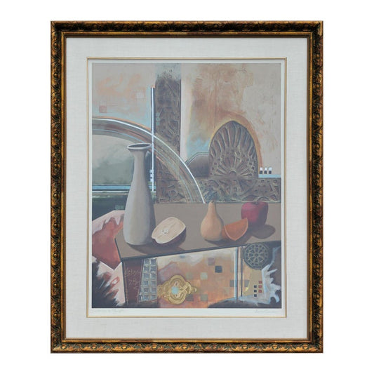 LARS CARSEN, “Contours of Thought” Abstract Still Life, 20th Century