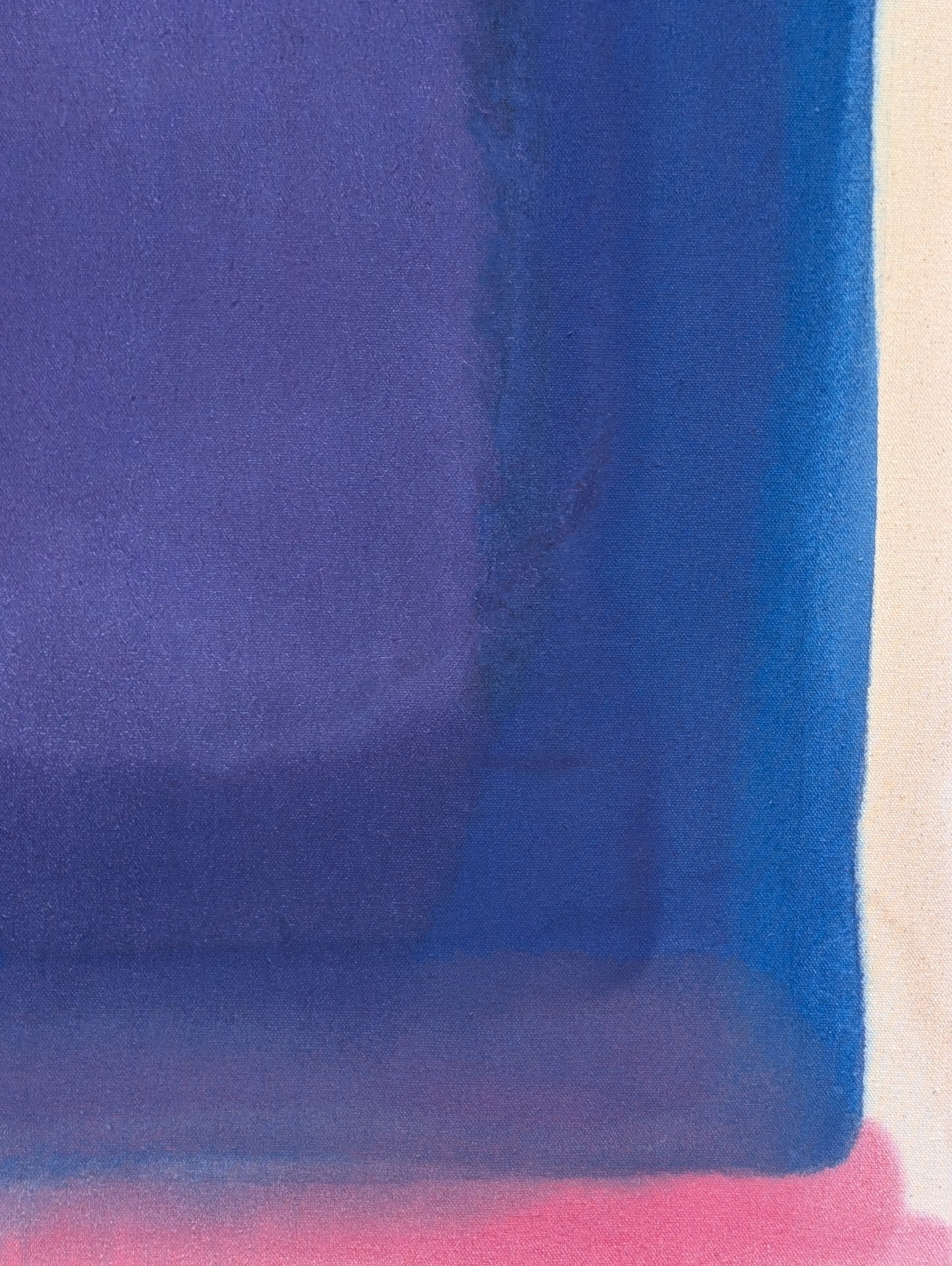 GARY GRIFFIN, "The Way We Get By" Contemporary Colorful Blue and Pink Color Field Abstract Painting, 2024