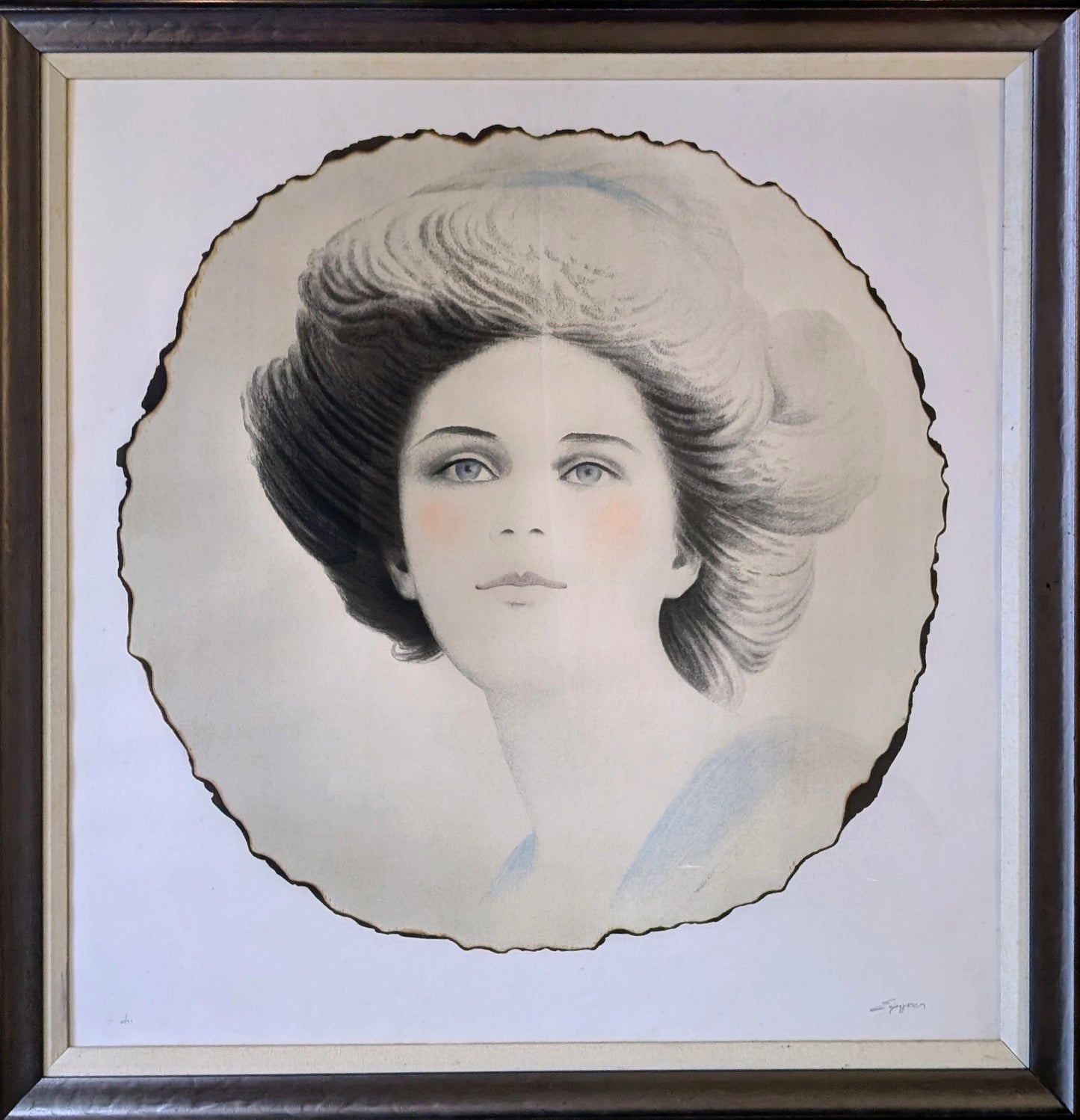 SOTIRIS SOROGAS, Untitled Silkscreen Portrait of a Vintage Woman, Edition 41/99