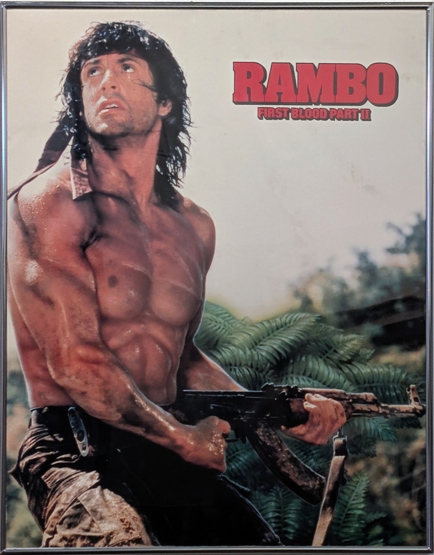 Rambo First Blood Part II Sylvester Stallone Action Movie Poster