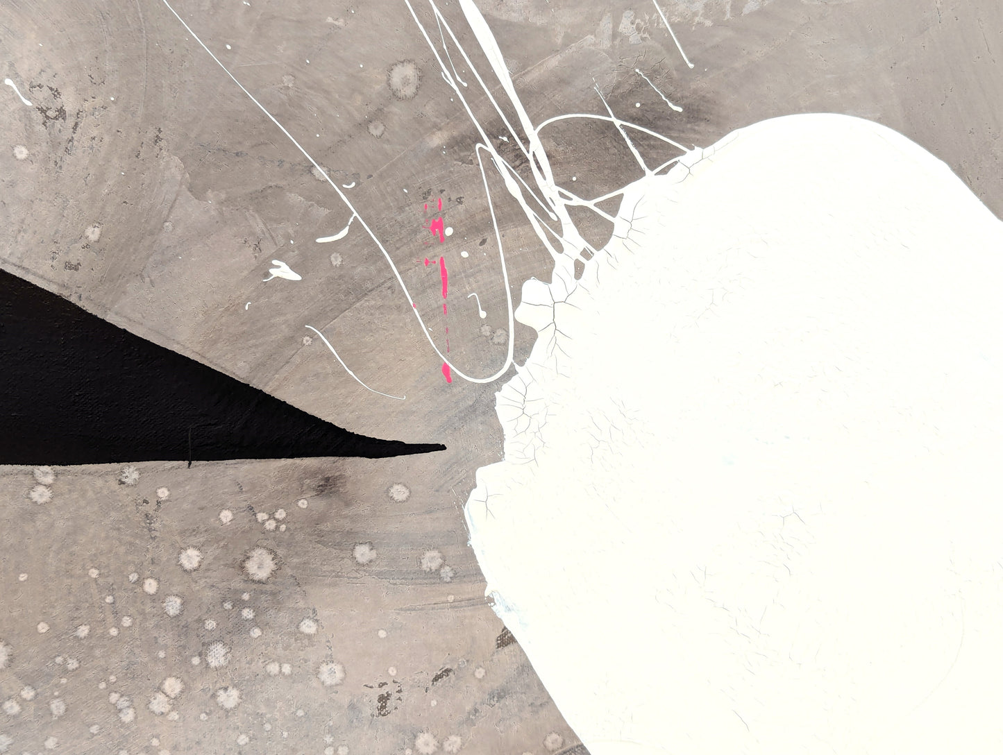 IAN FRANCIS, "The Peacock & The Crane" Contemporary Gestural Abstract Expressionist Painting, 2025